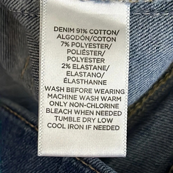 Loft Slim Pocket Side Trim Raw Step Hem Skinny Jeans - Size 27 - Picture 8 of 9